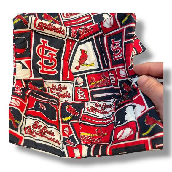 St Louis Cardinals Quilted Hot Pad Bowl Cozy Microwave MLB Baseball Set of 3 - Picture 7 of 11